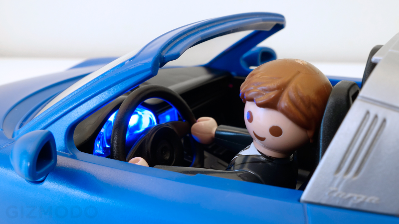 Yes, you will look as cool as this guy does with this 911 Targa 4S replica on your desk.
